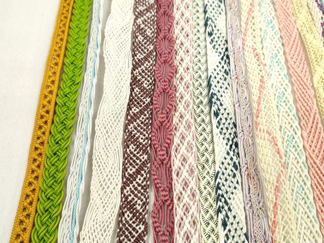 平和屋着物*夏物 和装小物 帯締め20本セット レース織 ラメ糸 長尺あり 逸品 CABL2765ju