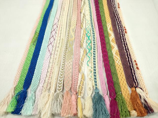 平和屋着物*夏物 和装小物 帯締め20本セット レース織 金銀糸 逸品 CABL2766ju