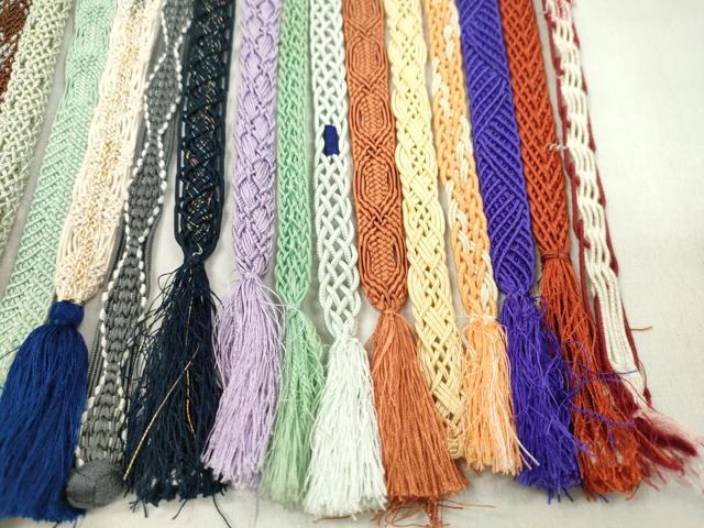 平和屋着物*夏物 和装小物 帯締め20本セット レース織 金糸 逸品 CABL2784ju