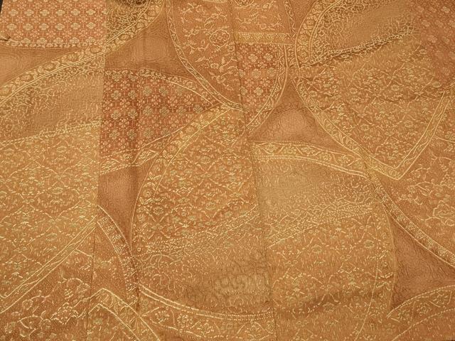 平和屋着物#道行コート 吉祥花文 暈し染め 金彩 やまと誂製 正絹 逸品 CABL2802in