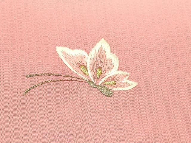 平和屋着物#羽織 刺繍 舞蝶文 暈し染め 金銀糸 正絹 逸品 CABL2803in