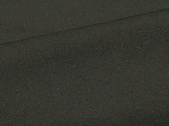 平和屋着物#男性 長羽織 紬地 黒地 正絹 逸品 CABL2810in
