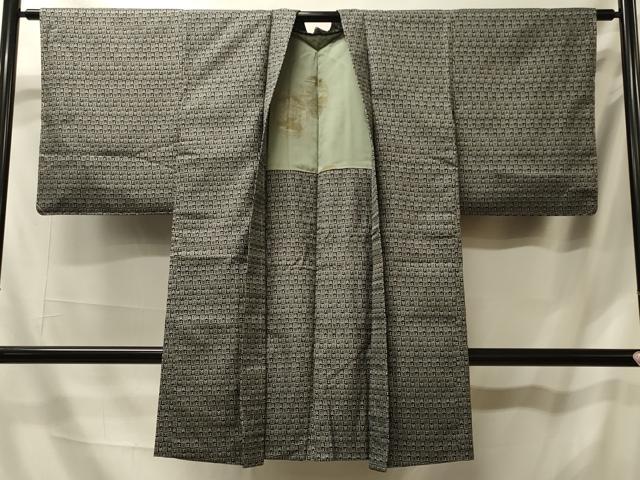 平和屋着物#長羽織 文字文 正絹 逸品 未使用 CABL2811in