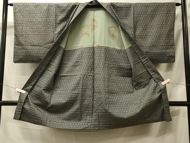 平和屋着物#長羽織 文字文 正絹 逸品 未使用 CABL2811in