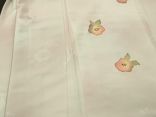 平和屋着物#羽織 刺繍 地紋起こし 草花文 暈し染め 正絹 逸品 CABL2818in