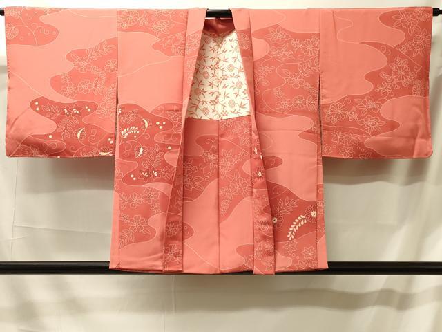 平和屋着物#羽織 草花文 正絹 逸品 CABL2823in