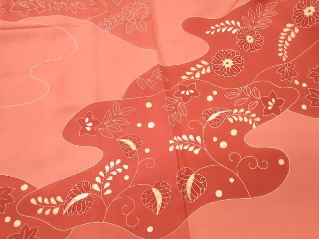 平和屋着物#羽織 草花文 正絹 逸品 CABL2823in
