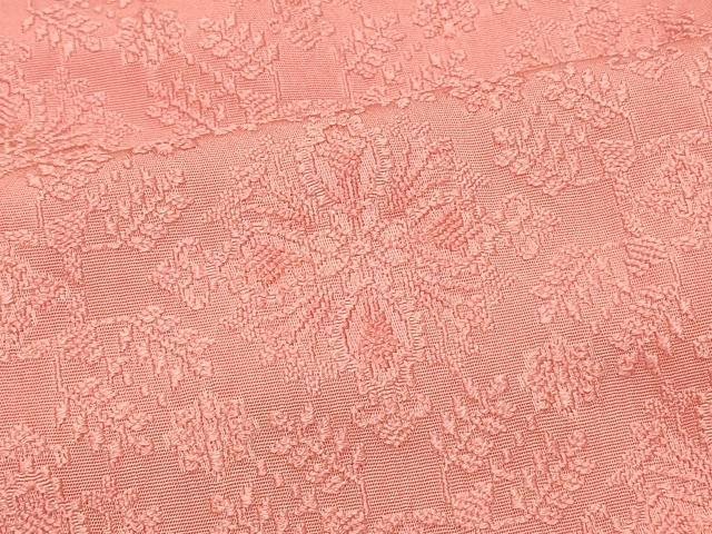平和屋着物#道行コート 花菱地紋 鈴乃屋扱い 正絹 逸品 CABL2836in