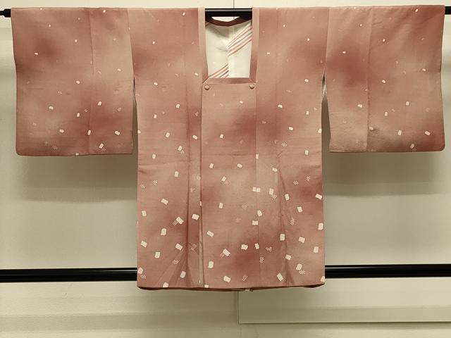 平和屋着物#道行コート 霞文 暈し染め 正絹 逸品 CABL2840in