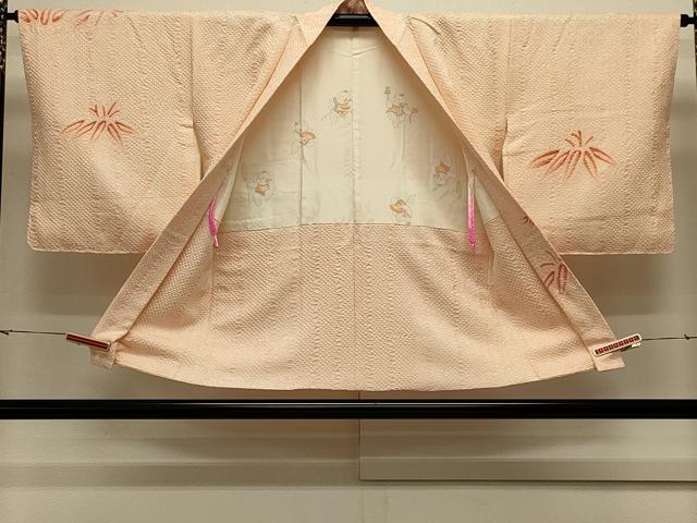 平和屋着物#羽織 総絞り 笹竹文 正絹 逸品 未使用 CABL2843in