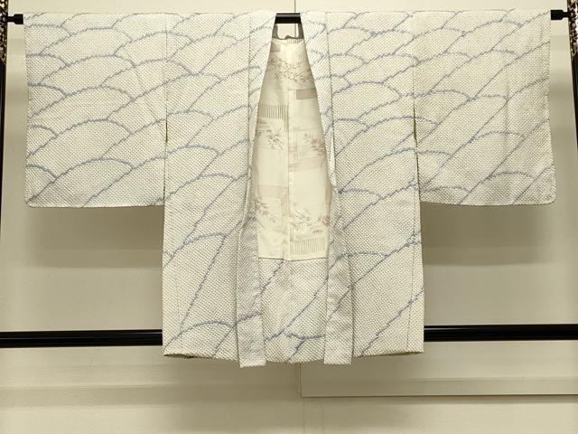 平和屋着物#羽織 総絞り 立波文 正絹 逸品 CABL2862in