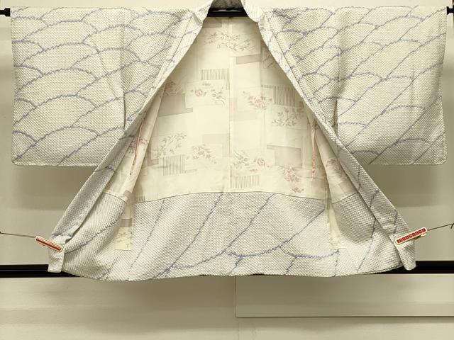 平和屋着物#羽織 総絞り 立波文 正絹 逸品 CABL2862in