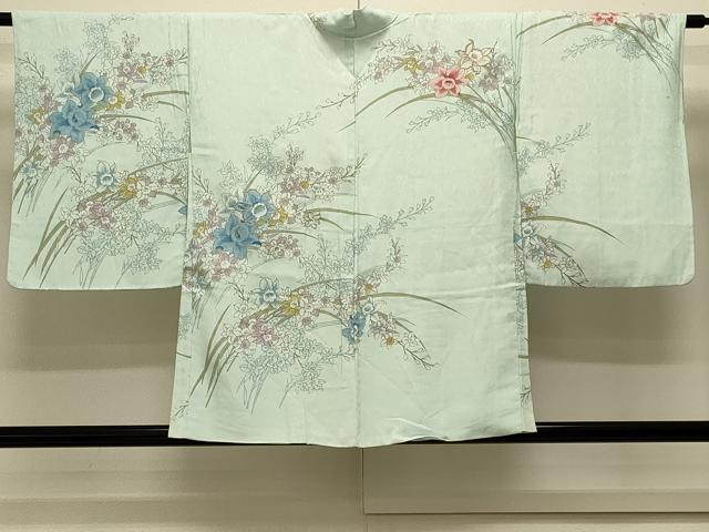 平和屋着物#羽織 刺繍 草花文 金糸 正絹 逸品 CABL2868in