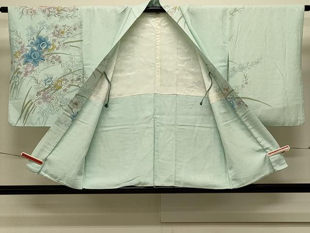 平和屋着物#羽織 刺繍 草花文 金糸 正絹 逸品 CABL2868in
