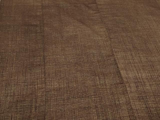 平和屋着物#道中着 紬地 単衣 格子 ロング丈 正絹 逸品 CABL2902in