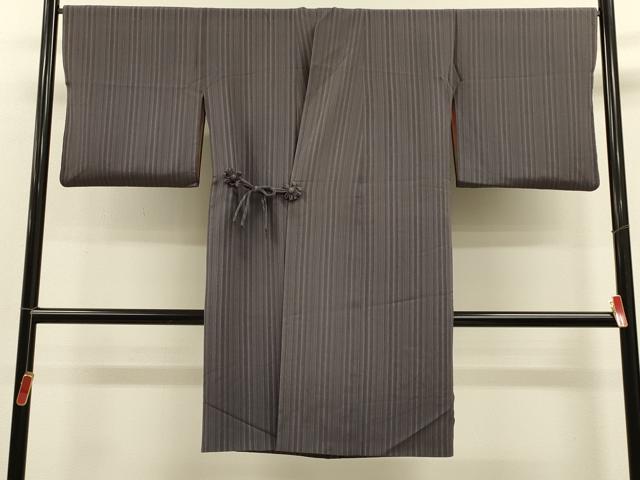 平和屋着物#こむさでもーど・COMME CA DU MODE 道中着 間道 ロング丈 正絹 逸品 CABL2923in