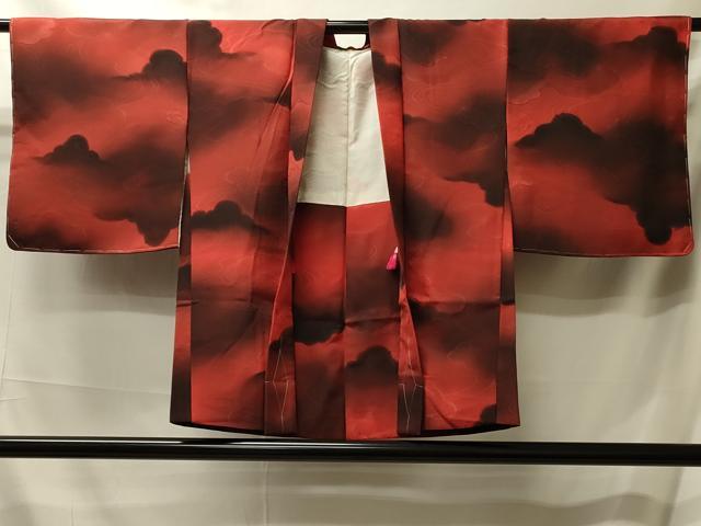 平和屋着物#羽織 雲重ね文 暈し染め 正絹 逸品 未使用 CABL2944in