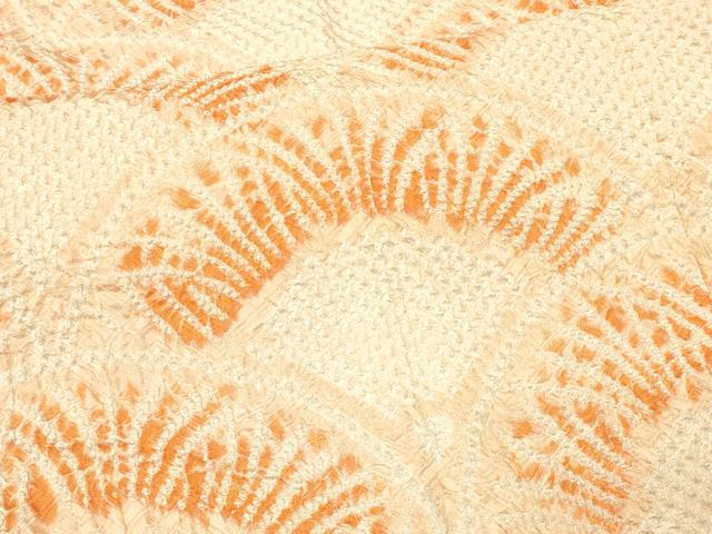 平和屋着物#羽織 総絞り 青海波文 正絹 逸品 未使用 CABL2952in