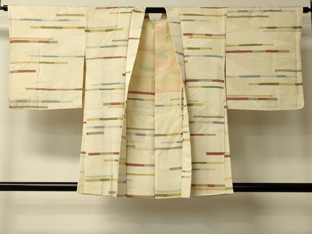 平和屋着物#羽織 横段文 正絹 逸品 CABL2987in