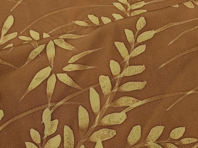 平和屋着物#羽織 ろうけつ染め 草葉文 正絹 逸品 CABL3006in