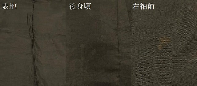 平和屋着物#男性 長羽織 黒紋付き 正絹 逸品 CABL3064in