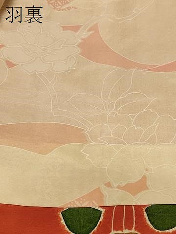 平和屋着物#羽織 絞り 地紋起こし 草花文 正絹 逸品 CABL3073in