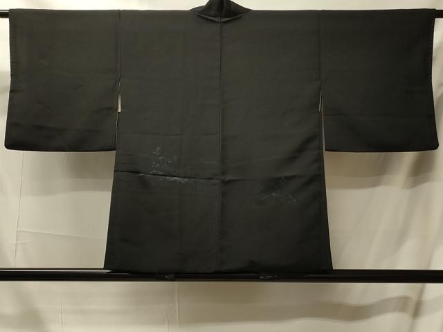 平和屋着物#羽織 流水風景文 黒地 正絹 逸品 CABL3078in