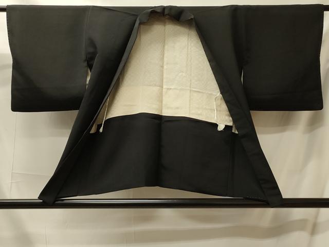 平和屋着物#羽織 流水風景文 黒地 正絹 逸品 CABL3078in