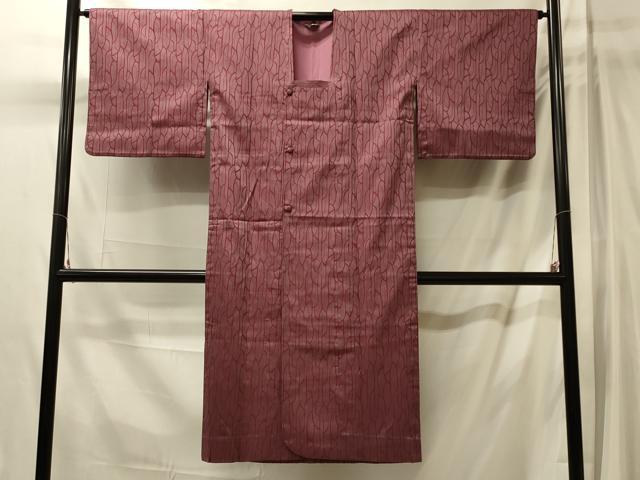 平和屋着物#道行コート 雨コート 単衣 抽象文様 さんび謹製 ロング丈 洗える着物 CABL3082in