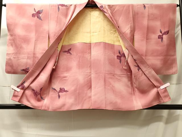 平和屋着物#羽織 地紋起こし 舞花文 暈し染め 正絹 逸品 未使用 CABL3083in
