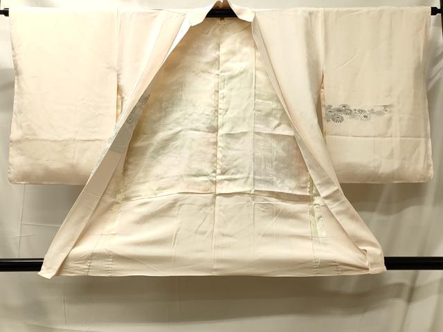 平和屋着物#羽織 寿光織 流水草花文 金銀糸 正絹 逸品 CABL3086in