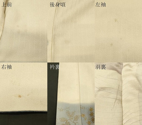 平和屋着物#羽織 霞鳥風景文 金彩 正絹 逸品 CABL3096in