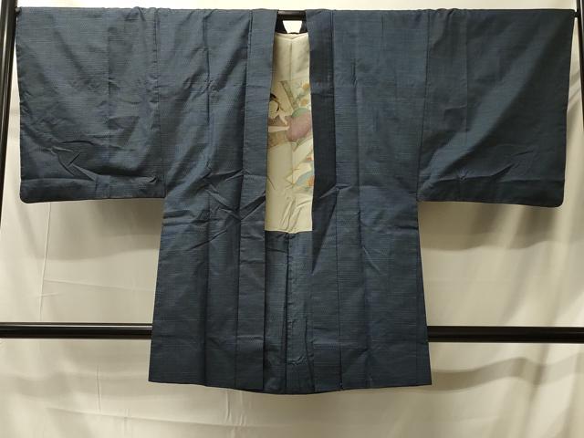 平和屋着物#男性 本場大島紬 羽織 80亀甲 総詰め 正絹 逸品 CABL3103in