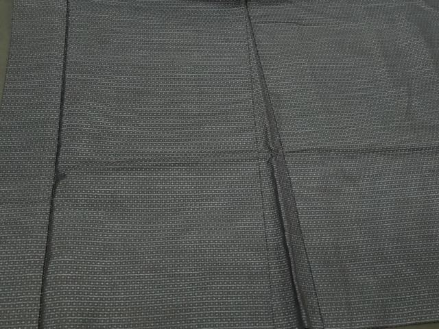 平和屋着物#男性 本場大島紬 長羽織 80亀甲 総詰め 正絹 逸品 CABL3114in