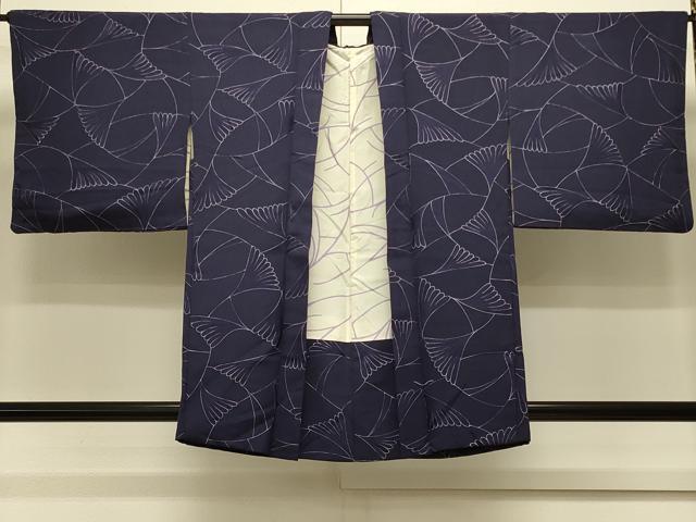 平和屋着物#羽織 地紋起こし 葉づくし 正絹 逸品 CABL3136in