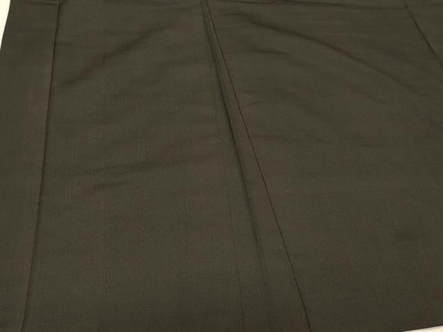 平和屋着物#男性 長羽織 黒地 正絹 逸品 CABL3156in