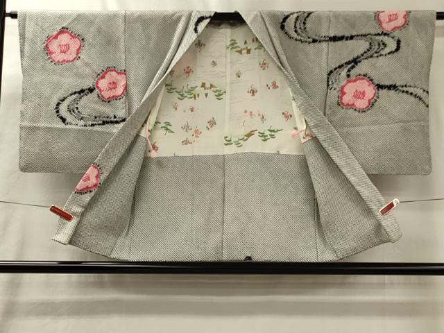平和屋着物#羽織 総絞り 流水舞梅文 正絹 逸品 CABL3182in