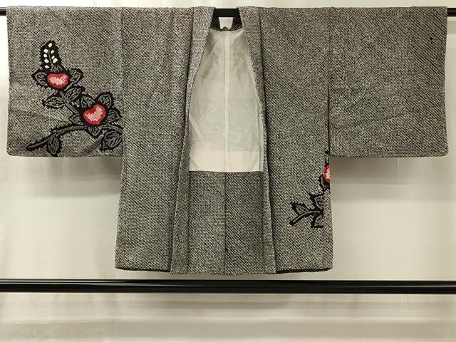 平和屋着物#羽織 総絞り 枝花文 正絹 逸品 CABL3183in