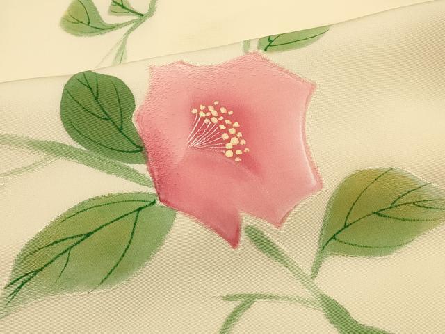 平和屋着物#羽織 地紋起こし 枝花文 正絹 逸品 未使用 CABL3194in