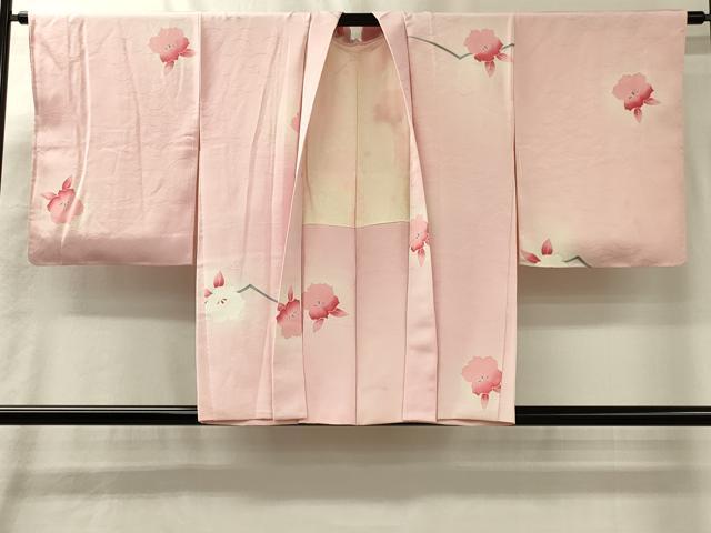平和屋着物#羽織 枝花文 暈し染め 正絹 逸品 未使用 CABL3195in