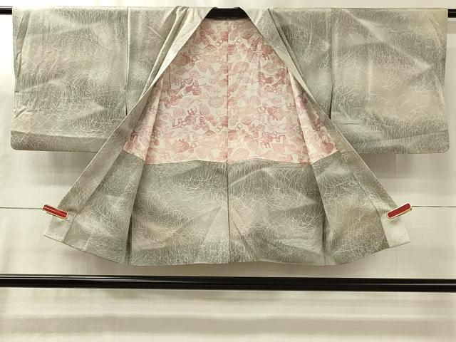 平和屋着物#羽織 草花文 暈し染め 正絹 逸品 CABL3198in