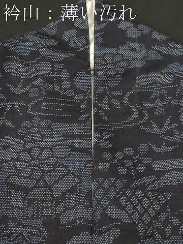 平和屋着物■上質な小紋 松竹梅風景文 正絹 逸品 CABL3201ev