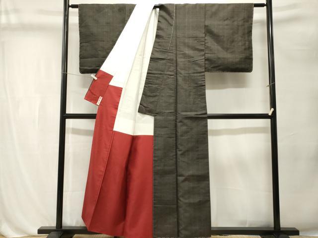 平和屋着物■上質な紬 縞 正絹 逸品 CABL3236ev