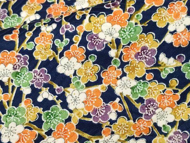 平和屋着物■上質な小紋 枝梅文 正絹 逸品 CABL3277ev