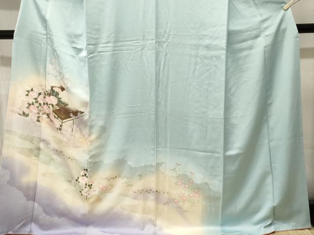 平和屋着物■訪問着 風景文 暈し染め 正絹 逸品 CABL3304ev