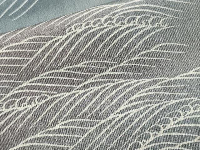 平和屋着物■上質な小紋 流水霞文 暈し染め 正絹 逸品 CABL3319ev