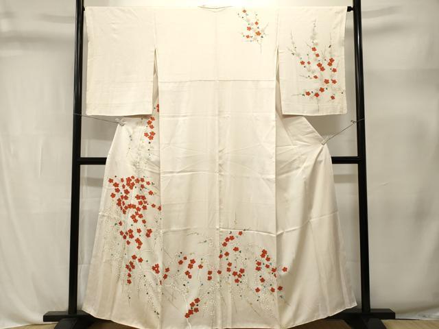 平和屋着物■訪問着 枝梅文 金彩 正絹 逸品 CABL3325ev