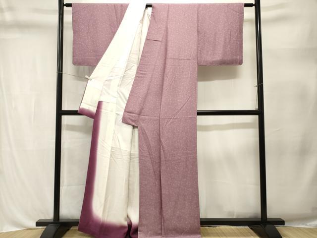 平和屋着物■江戸小紋 葡萄蔦の葉文 正絹 逸品 CABL3328ev