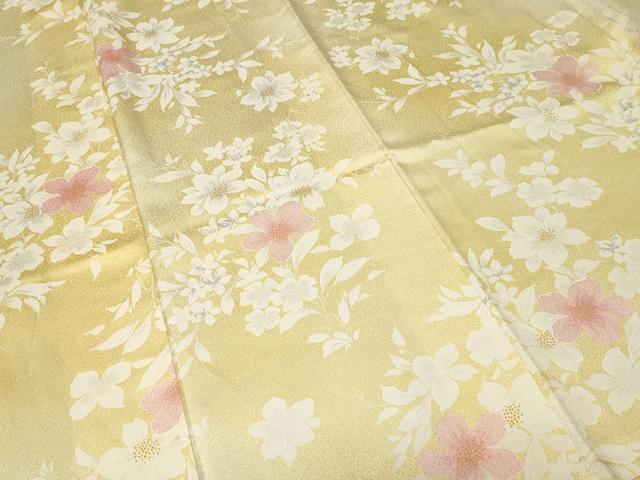 平和屋着物■上質な小紋 草花文 暈し染め 正絹 逸品 CABL3359ev