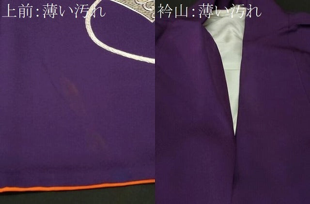 平和屋着物■訪問着 駒刺繍 吉祥絵巻文 打ち出の小槌 正絹 逸品 CABL3369ev